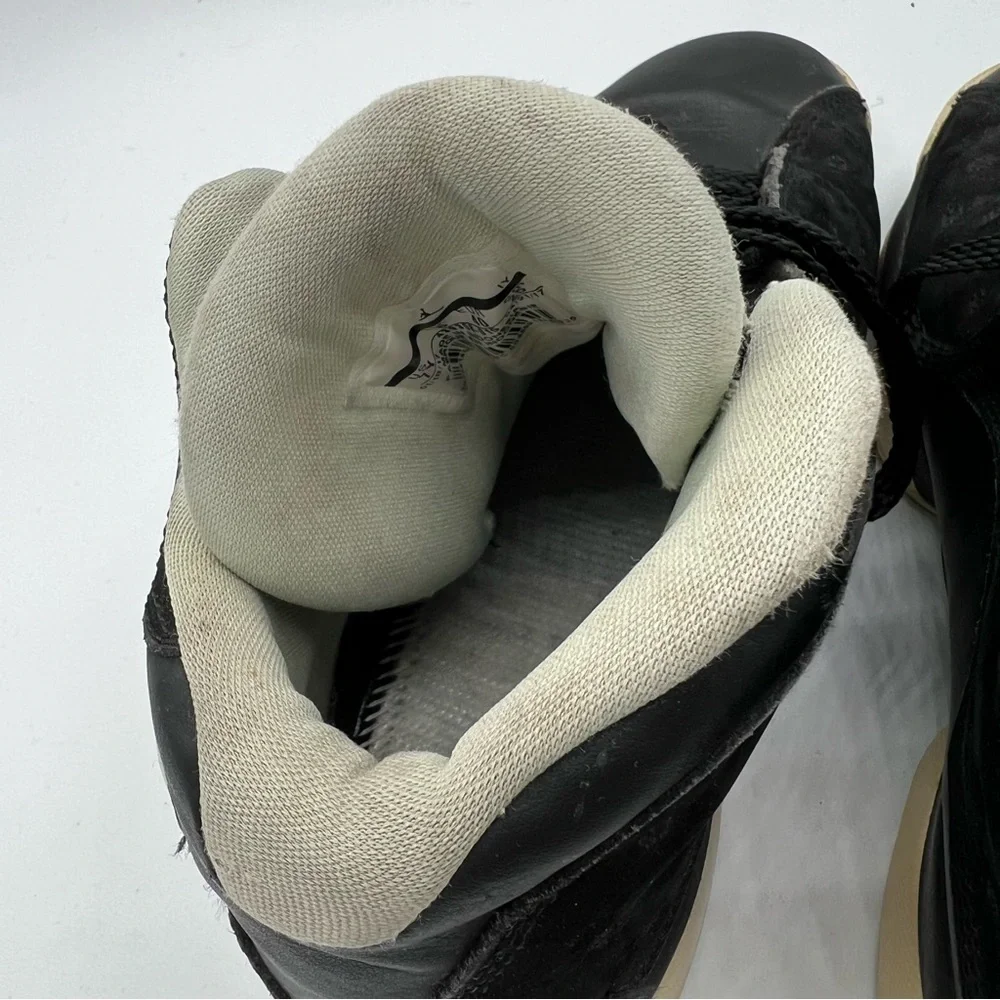 Nike Boys Air Jordan 13 439358-015‎ Black Basketball Shoes Sneakers Size 7Y READ